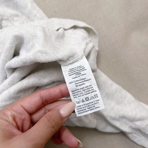 J.Crew 100% Cotton Men's Cream Pullover Knit Sweater Size S - Picture 5 of 5